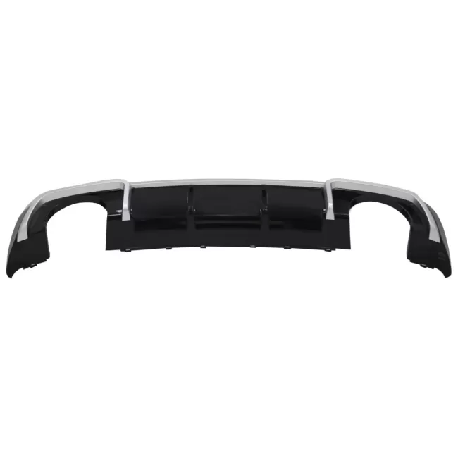 Rear Bumper Valance Diffuser with Exhaust Tips suitable for Audi A3 8V Sline Facelift (2016-2019) Hatchback Sportback RS3 Design Sport Bumper
