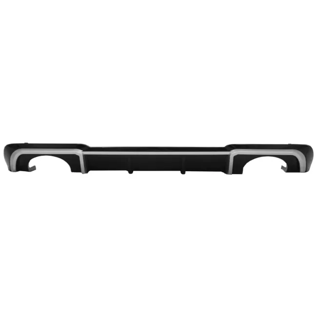 Rear Bumper Valance Diffuser with Exhaust Tips suitable for Audi A3 8V Sline Facelift (2016-2019) Hatchback Sportback RS3 Design Sport Bumper