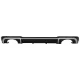 Rear Bumper Valance Diffuser with Exhaust Tips suitable for Audi A3 8V Sline Facelift (2016-2019) Hatchback Sportback RS3 Design Sport Bumper