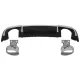 Rear Bumper Valance Diffuser with Exhaust Tips suitable for Audi A3 8V Sline Facelift (2016-2019) Hatchback Sportback RS3 Design Sport Bumper