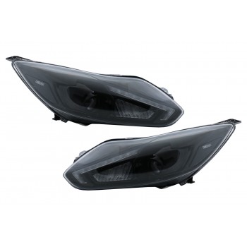 „Osram“ LED priekiniai žibintai, tinkantys „Ford Focus III MK3“ (2010–2014 m.) „Xenon“ atnaujinimo OEM halogenai