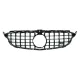 Front Grille suitable for Mercedes C-Class W205 S205 C205 A205 (2014-2018) GT-R Panamericana Design Black