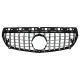Central Grille suitable for Mercedes A-Class W176 (2012-08.2015) A45 GT-R Panamericana Design Black Chrome