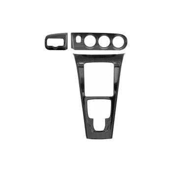 Inner Decoration Console Air condition Pannel Dashboard and Car Headlight Switch Frame Trim Carbon Film suitable for Mercedes A-Class W177 V177 (2018-Up) LHD