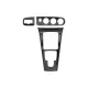 Inner Decoration Console Air condition Pannel Dashboard and Car Headlight Switch Frame Trim Carbon Film suitable for Mercedes A-Class W177 V177 (2018-Up) LHD
