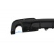 Double Outlet Single Exhaust Diffuser suitable for BMW 5 Series F10 F11 Non-LCI LCI (2011-2017) M-Technik Design Piano Black