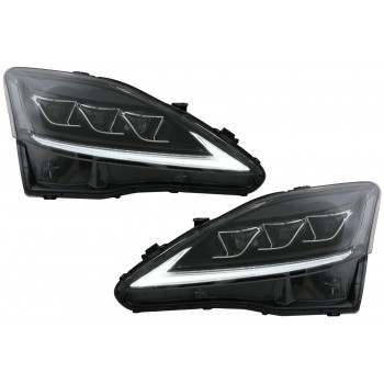 Visas LED DRL priekinius žibintus Dinaminis posūkio šviesos signalas, tinkamas „Lexus“, yra XE20 (2006–2013 m.) „Black Edition“