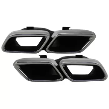 Exhaust Muffler Tips for Mercedes C-Class W205 S205 C205 A205 GLE C292 E-Class W213 S-Class W222 GLE W166 GLC W253 X253 C253 C217 (2014-up)