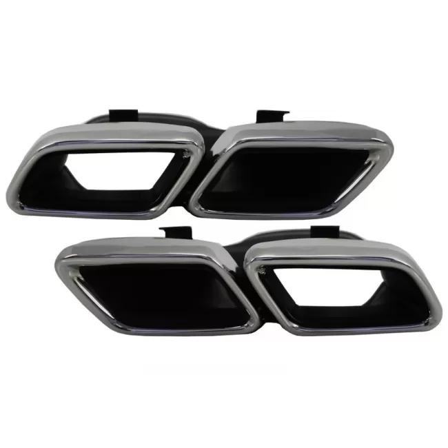 Exhaust Muffler Tips for Mercedes C-Class W205 S205 C205 A205 GLE C292 E-Class W213 S-Class W222 GLE W166 GLC W253 X253 C253 C217 (2014-up)