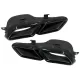Exhaust Muffler Tips for Mercedes C-Class W205 S205 C205 A205 E-Class W213 S-Class W222 GLE C292 GLE W166 GLC W253 X253 C253 C217 (2014-up) Black Emerald