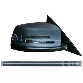 Sticker Mirror Dark Grey suitable for MERCEDES Coupe C238 A B C E S Class CLA GLA CLS GLK W246 W204 W176 W117 W212 W207 W218 X156 X204 W221