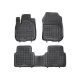 Rubber Floor Mats Black suitable for Honda CR-V V (2018-up) CR-V e:HeV (2022-up) Hybrid (HEV)