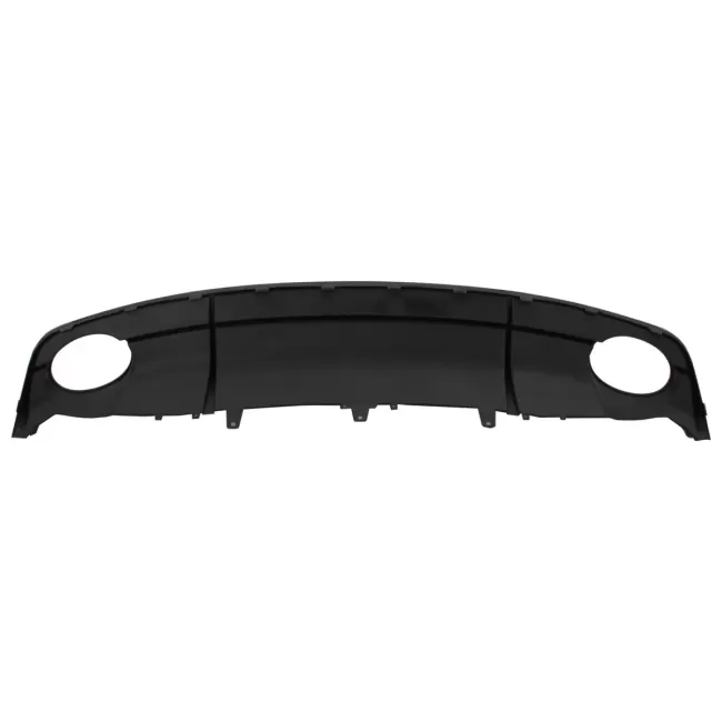 Rear Bumper Valance Diffuser Black with Exhaust Tips suitable for Audi A7 4G Facelift (2015-2018) RS7 Design only S-Line