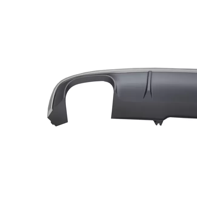 Rear Bumper Valance Diffuser suitable for Audi A4 B9 8W Sedan Avant (2016-2018) S4 Design For S-line