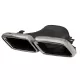 Exhaust Muffler Tips suitable for Mercedes E-Class W213 (2016-up) E63 Design GLC SUV X253 GLC Coupe C253 (2015-2017)