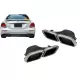 Exhaust Muffler Tips suitable for Mercedes E-Class W213 (2016-up) E63 Design GLC SUV X253 GLC Coupe C253 (2015-2017)