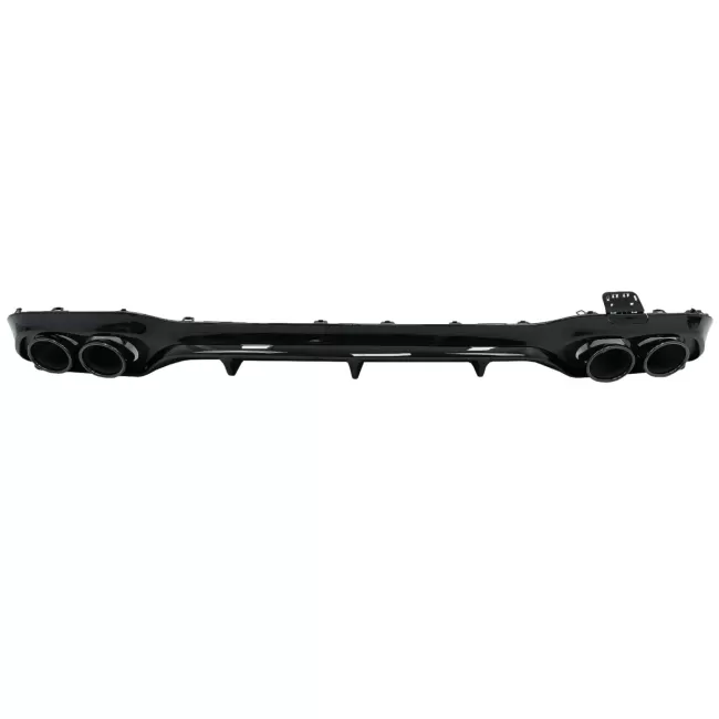 Rear Diffuser with Exhaust Tips suitable for Mercedes E-Class W213 (2016-2019) E53 Design Night Package