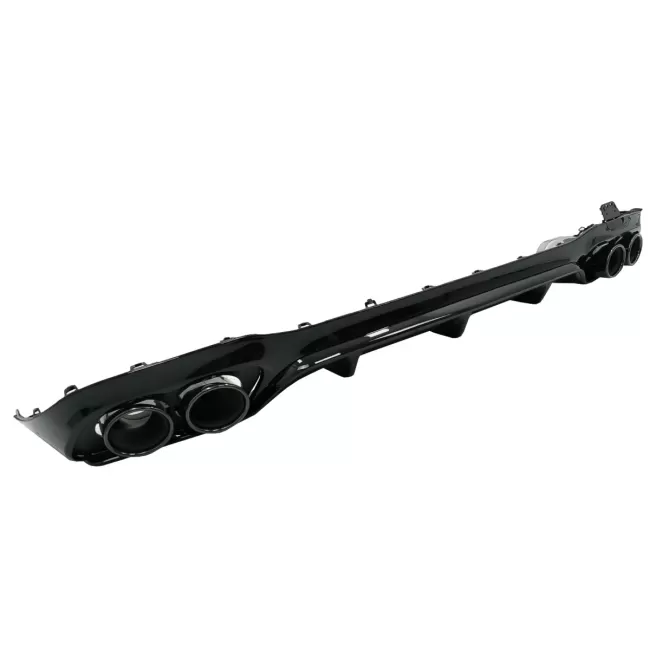 Rear Diffuser with Exhaust Tips suitable for Mercedes E-Class W213 (2016-2019) E53 Design Night Package