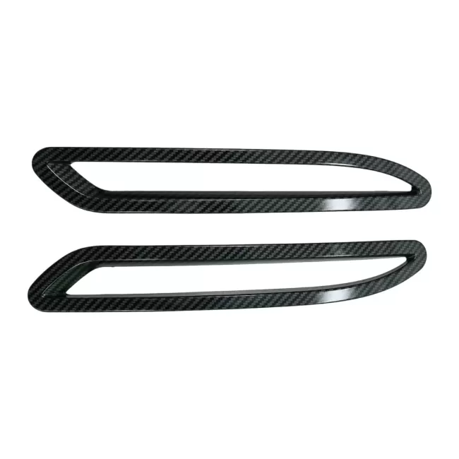 Rear Bumper Reflectors Frame Trim Cover Stickers Decal suitable for Mercedes A-Class V177 Sedan AMG Line (2018-Up) Carbon