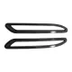 Rear Bumper Reflectors Frame Trim Cover Stickers Decal suitable for Mercedes A-Class V177 Sedan AMG Line (2018-Up) Carbon