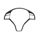 Car Steering Wheel Button Trim Frame Cover suitable for Mercedes W176 (13-15) W246 (12-18) W204 (08-15) W117 (13-16) W218 (11-18) W212 (10-16) X253 (15-18) X204 (09-15) X156 (13-20) Piano Black