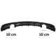Rear Bumper Spoiler Valance Diffuser Double Outlet for Single Exhaust suitable for BMW 3 Series F30 F31 (2011-2019) M Performance Design Carbon Film Coating