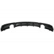 Rear Bumper Spoiler Valance Diffuser Double Outlet for Single Exhaust suitable for BMW 3 Series F30 F31 (2011-2019) M Performance Design Carbon Film Coating