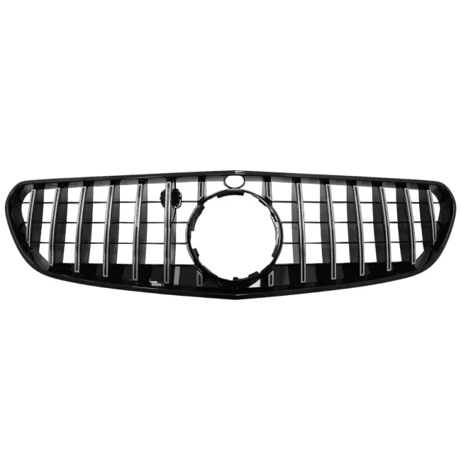 Central Grille suitable for Mercedes S-class Coupe C217 Facelift (2018-up) Cabrio A217 Facelift (2018-up) GT-R Panamericana Design Chrome