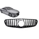 Central Grille suitable for Mercedes S-class Coupe C217 Facelift (2018-up) Cabrio A217 Facelift (2018-up) GT-R Panamericana Design Chrome