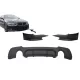 Rear Bumper Diffuser with Splitters suitable for BMW E92 Coupe 3 Series (2006-2010) M Performance Design Twin Single Outlet