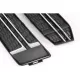 Bumper Lower Grille Covers Side Grilles suitable for Audi A4 B9 Sedan Avant (2016-2018) S-Line Silver Edition