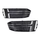 Bumper Lower Grille Covers Side Grilles suitable for Audi A4 B9 Sedan Avant (2016-2018) S-Line Silver Edition