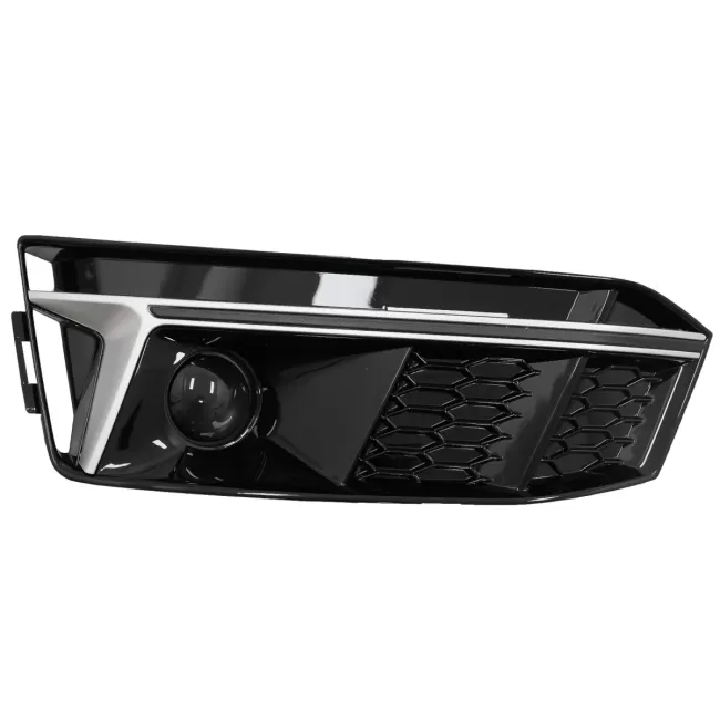 Bumper Lower Grille ACC Covers Side Grilles suitable for Audi A4 B9 S-Line Sedan Avant (2016-2018) RS4 Design Silver Edition