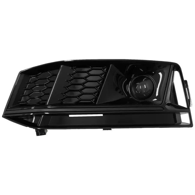 Bumper Lower Grille ACC Covers Side Grilles suitable for Audi A4 B9 S-Line Sedan Avant (2016-2018) RS4 Design Black Edition