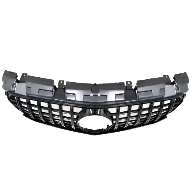 Front Grille suitable for Mercedes SLC-Class R172 Facelift (2016-2019) GT-R Panamericana Design Piano Black