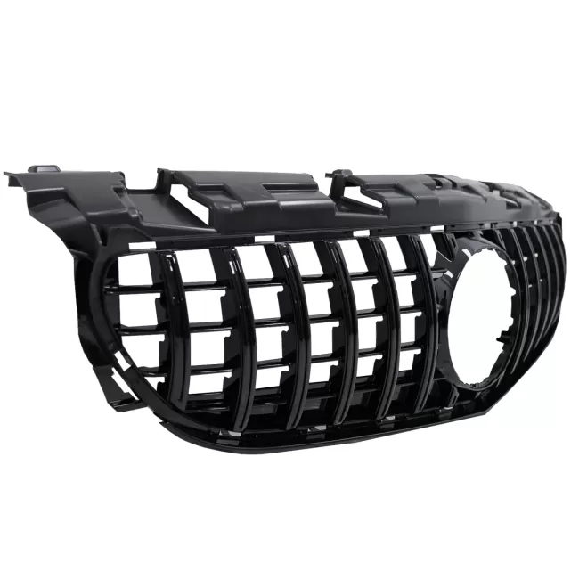 Front Grille suitable for Mercedes SLC-Class R172 Facelift (2016-2019) GT-R Panamericana Design Piano Black