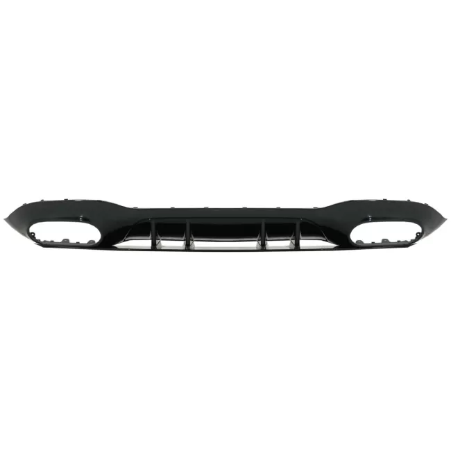Rear Bumper Valance Diffuser suitable for Mercedes A-Class V177 Sedan (2018-) Chrome Exhaust