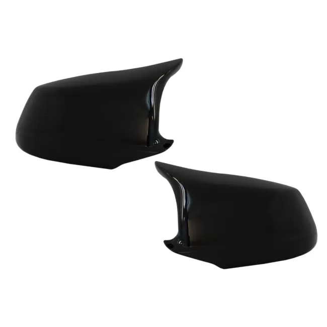 Mirror Covers suitable for BMW 5 Series F10 F11 F18 Non LCI (07.2010-2013) Piano Black M Design