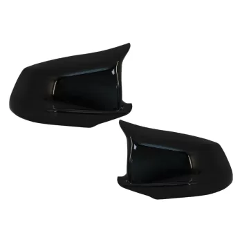 Mirror Covers suitable for BMW 5 Series F10 F11 F18 Non LCI (07.2010-2013) Piano Black M Design