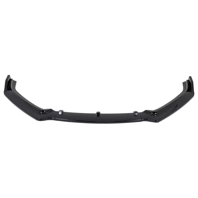 Front Bumper Lip Extension Spoiler suitable for VW Polo 6R 6C Facelift (2009-2017) Piano Black