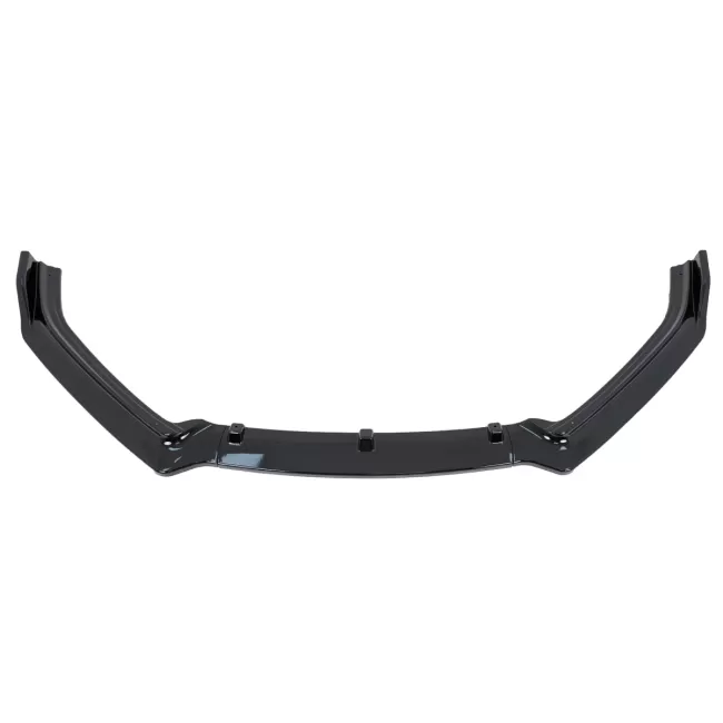 Front Bumper Lip Extension Spoiler suitable for VW Polo 6R 6C Facelift (2009-2017) Piano Black