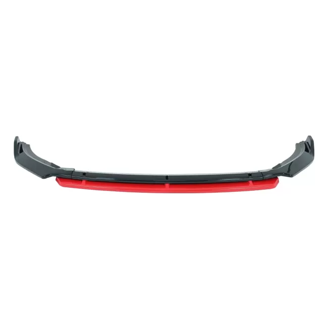 Front Bumper Lip Extension Spoiler suitable for VW Polo AW MK6 (2018-up) Piano Black Add-On