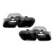 Exhaust Muffler Tips suitable for Mercedes C-Class W205 S205 C205 A205 C63 C63S Facelift (2019-up) Black