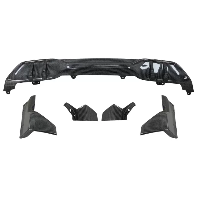 Aero Body Kit Front Bumper Lip and Air Diffuser suitable for BMW X5 G05 (2018-2022) M Performance Design Carbon Look