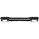 Rear Bumper Air Diffuser with Exhaust Muffler Tips suitable for Mercedes GLS Class X166 SUV Facelift (09.2015-2019) GLS63 Design