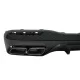 Rear Diffuser with Exhaust Muffler Tips suitable for Mercedes GLE W166 SUV Sport Line (2015-2018) Night Package