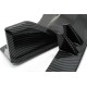 Front Bumper Spoiler Lip suitable for Audi A4 B9 8W S-Line (2016-2018) Carbon Look Add-On