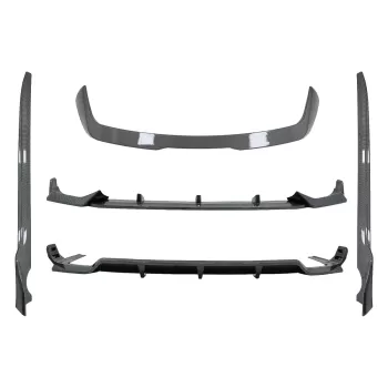 Aero Body Kit suitable for BMW X7 G07 (2018-2022) M-Tech Black Knight Design Carbon Fiber Look