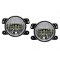 Full LED Fog Lights 4 Inch suitable for Jeep Wrangler JK TJ JL (1996-2018)