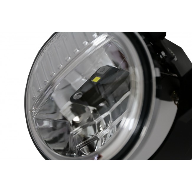Full LED Fog Lights 4 Inch suitable for Jeep Wrangler JK TJ JL (1996-2018)